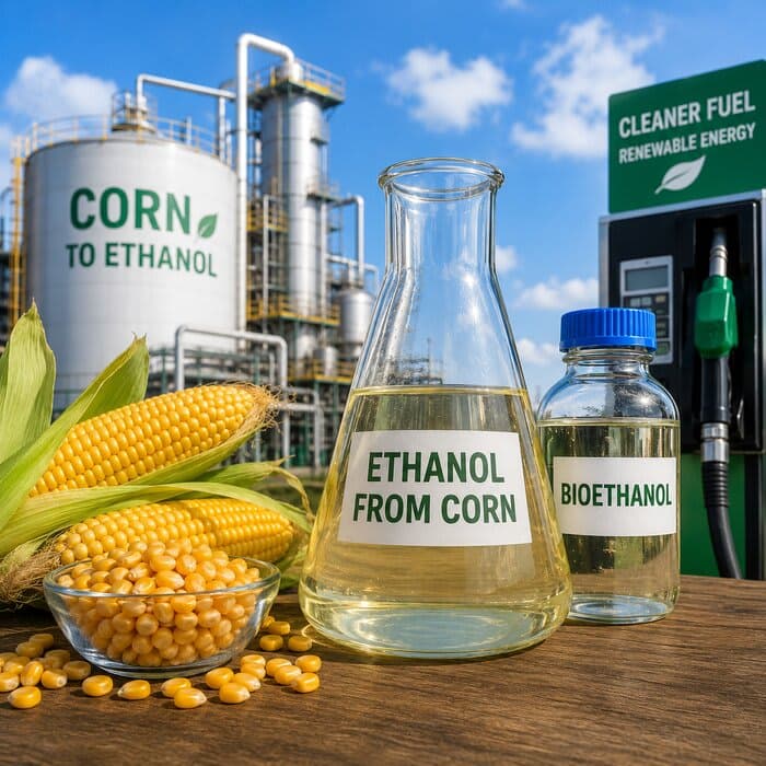 High Purity Bioethanol Fuel Corn Derived Renewable Energy Grade Liquid